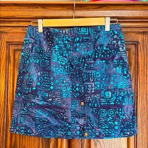 Batik Mini Skirt from Island of Bequia